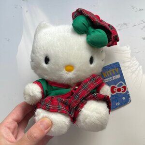 Vintage 1999 Sanrio HELLO KITTY Around the World SCOTLAND 7" Soft Plh Doll